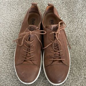 BORN, Men’s Brown Leather Sneaker, Size 12, Soft